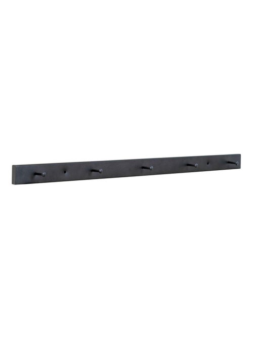 Porte-manteau mural en acier noir - House Nordic - Kiabi