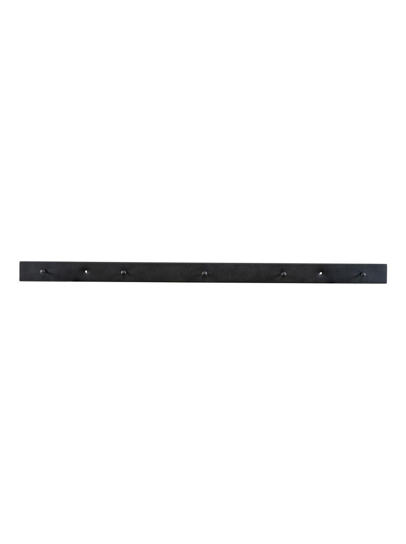 Porte-manteau mural en acier noir - House Nordic Noir mat - Kiabi