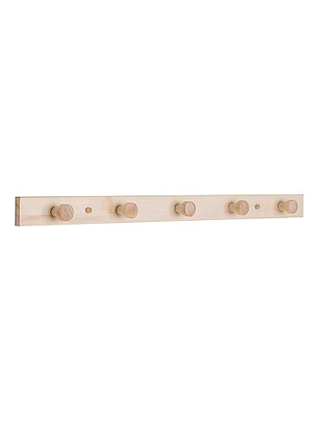 Porte manteau mural en peuplier 70 cm - House Nordic