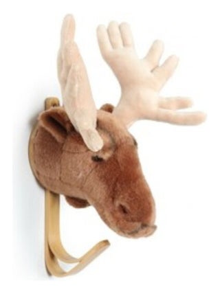 Porte Manteau Peluche tête d' élan