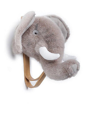 Porte Manteau Peluche tête de l'éléphant