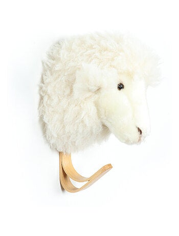Porte Manteau Peluche tête de mouton