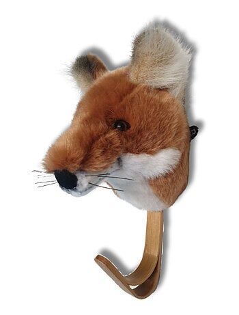 Porte Manteau Peluche tête de renard