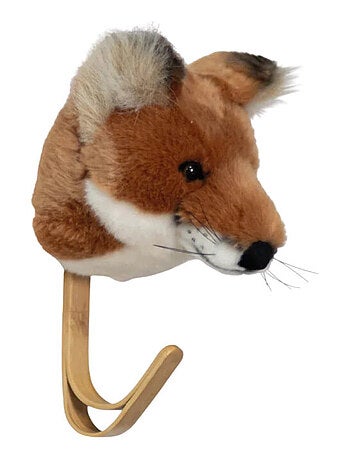 Porte Manteau Peluche tête de renard