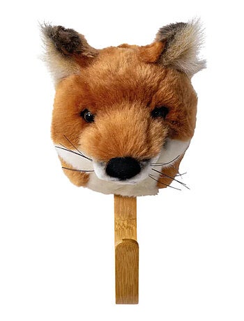 Porte Manteau Peluche tête de renard