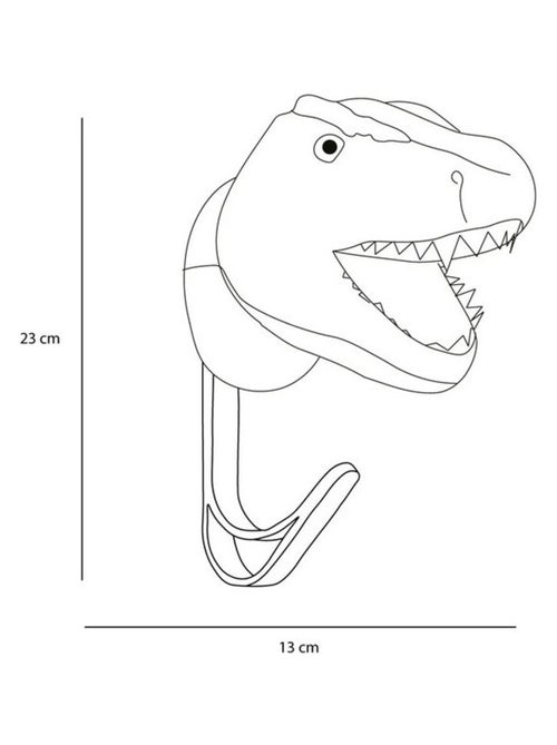 Porte Manteau Peluche tête de T-Rex - Kiabi