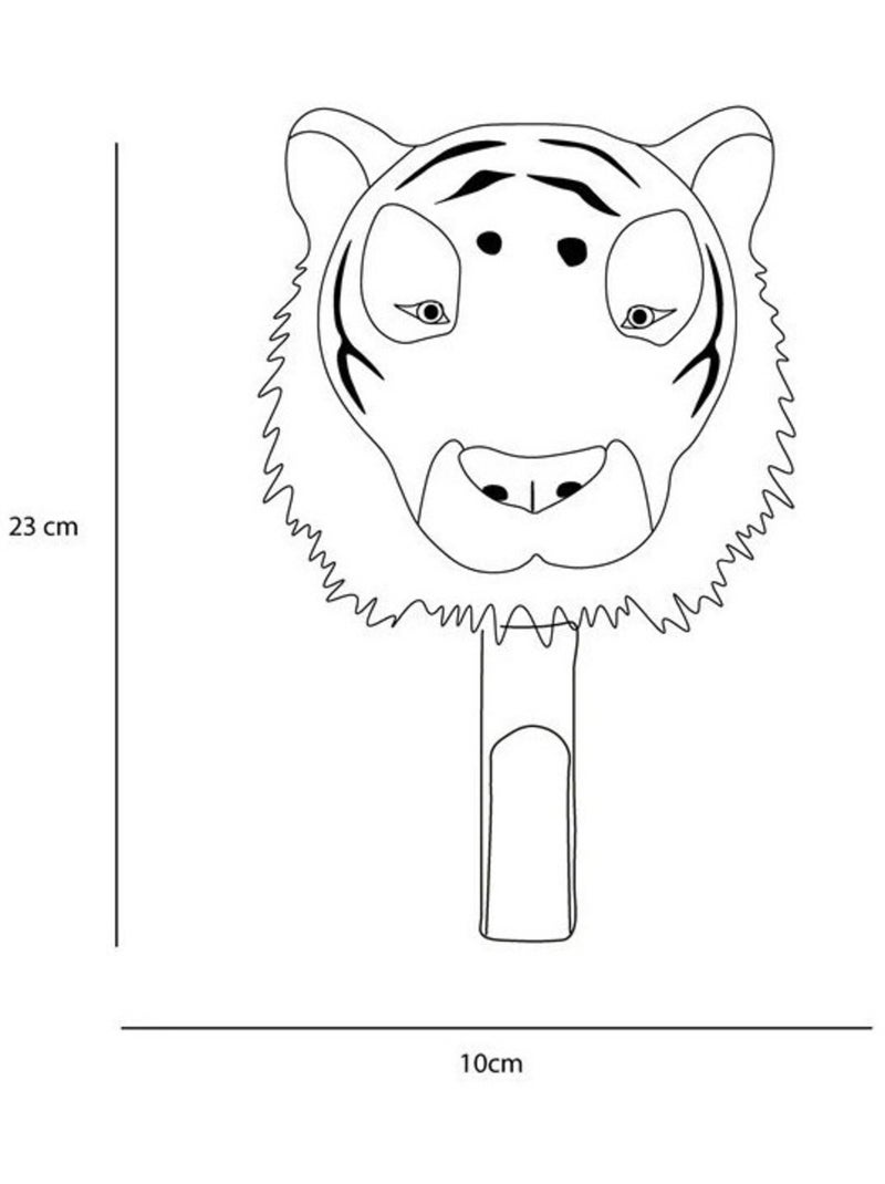 Porte Manteau Peluche tête de Tigre Multicolore - Kiabi