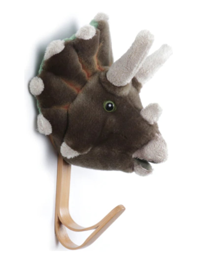 Porte Manteau Peluche tête de Tricératops Multicolore - Kiabi