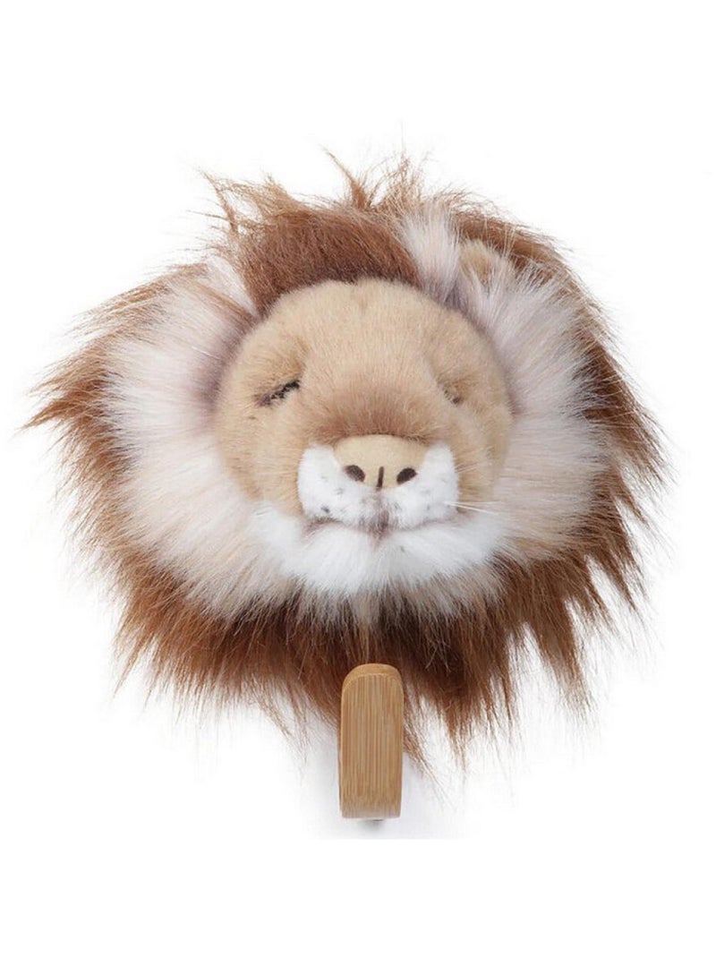 Porte Manteau Peluche tête lion Multicolore - Kiabi