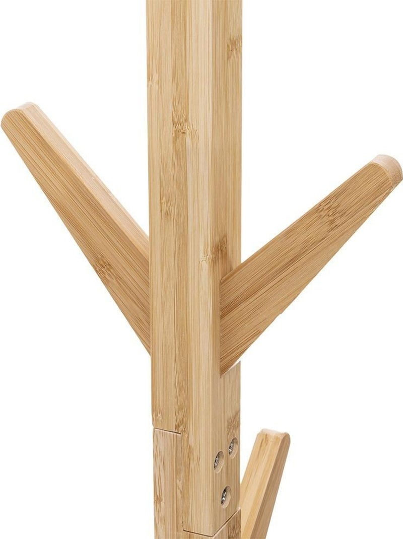 Porte-manteaux arbre bambou 8 têtes Beige - Kiabi