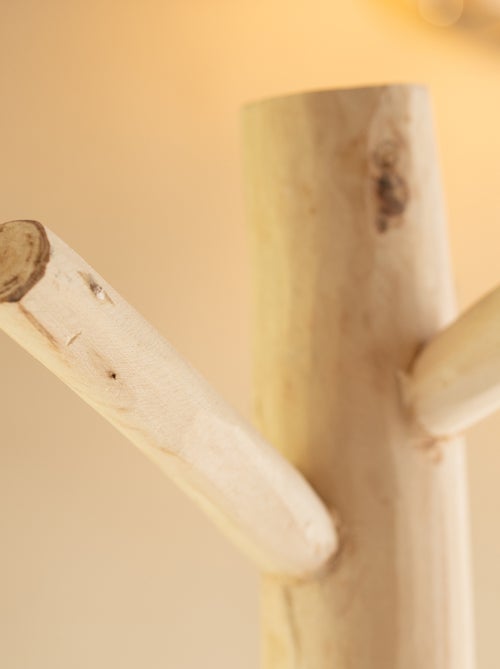 Porte Manteaux bois naturel sur trépied - Kiabi