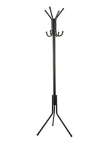 Porte-manteaux en métal 8 tiges noir