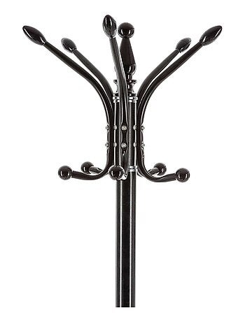 Porte manteaux et parapluies avec 12 tiges en métal - Noir