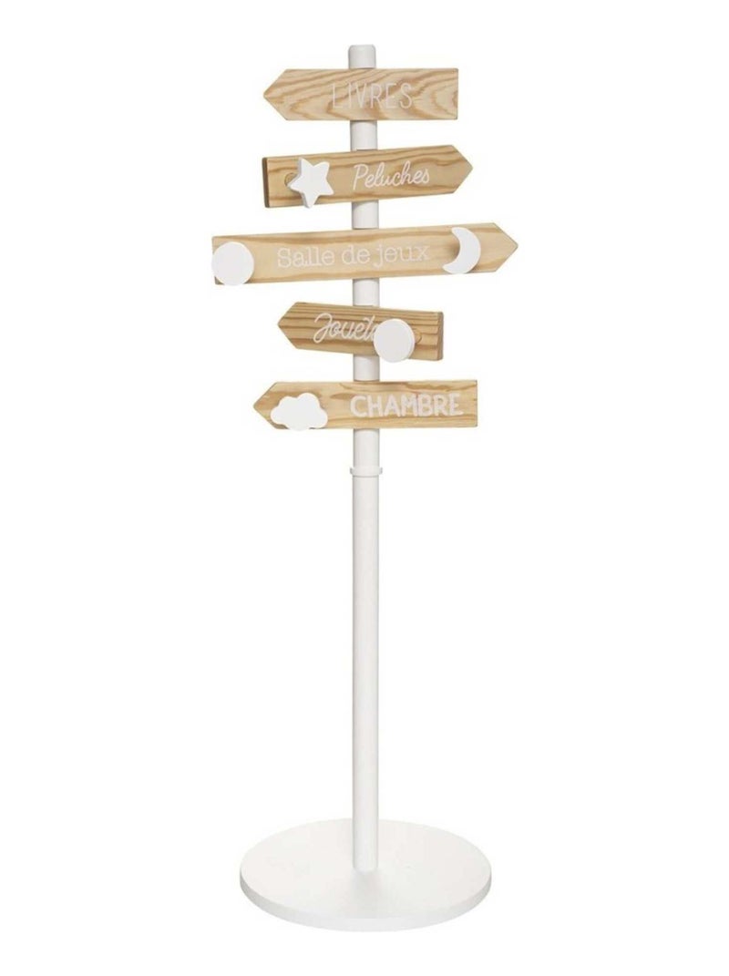 Porte-manteaux pancarte Beige - Kiabi