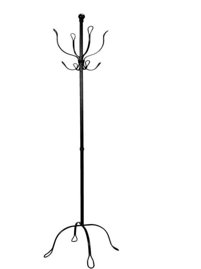 Porte-manteaux vintage métal noir Noir - Kiabi
