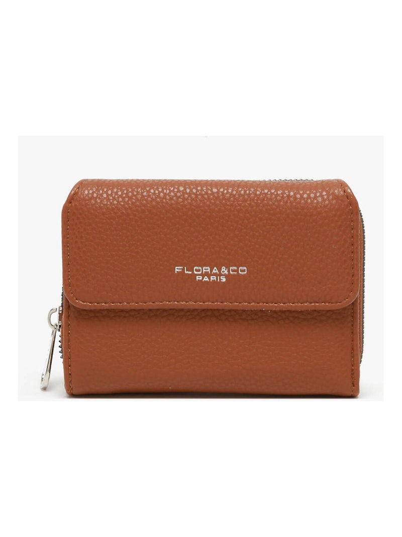 Porte-monnaie Classic Miniprix Toile Enduite Camel - Kiabi