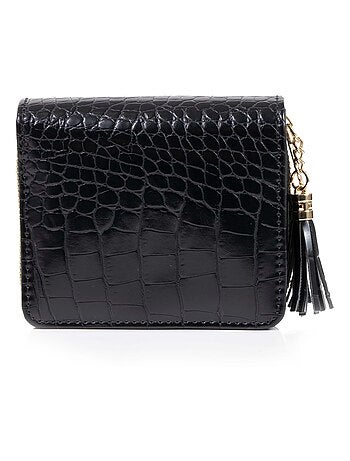 Porte-monnaie compact ,protection rfid anti-piratage de carte femme Isotoner
