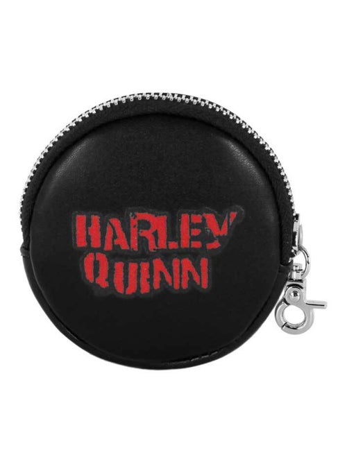 Porte-monnaie Cookie - DC Comics Harley Quinn Jacket - Noir - Taille Unique - Kiabi