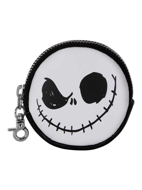 Porte-monnaie Cookie - Disney L'Étrange Noël de M. Jack Face - Noir - Taille Unique - Kiabi