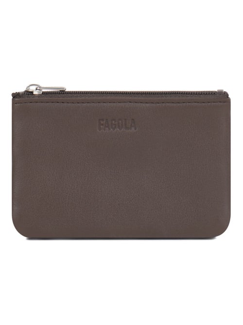 Porte-monnaie Cuir Émy Femme - Kiabi