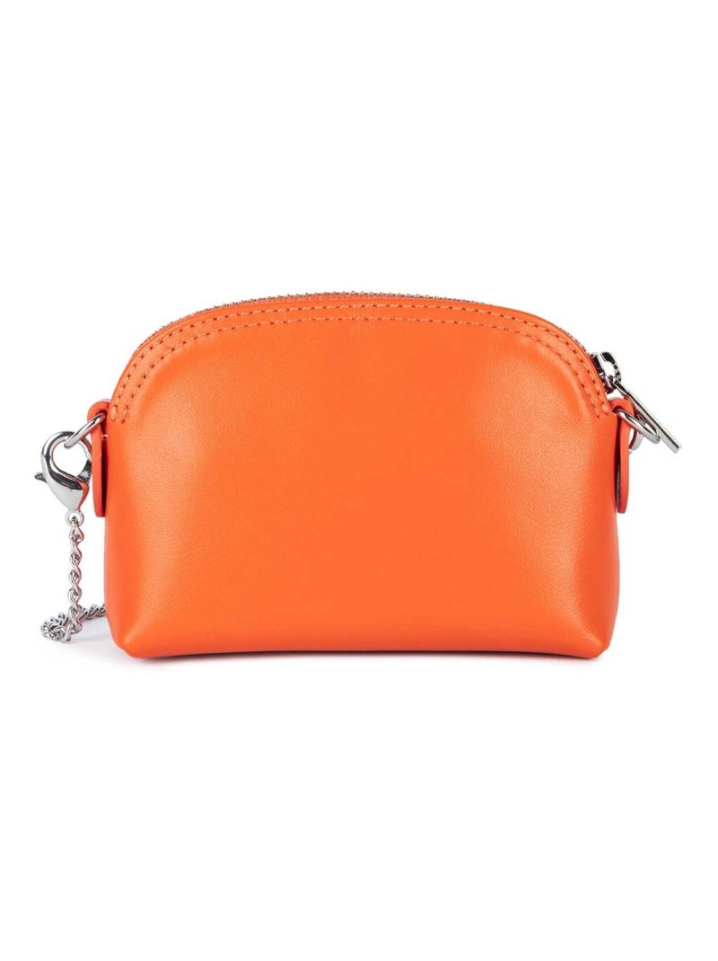 Porte monnaie cuir Lancaster  Paris PM Orange - Kiabi