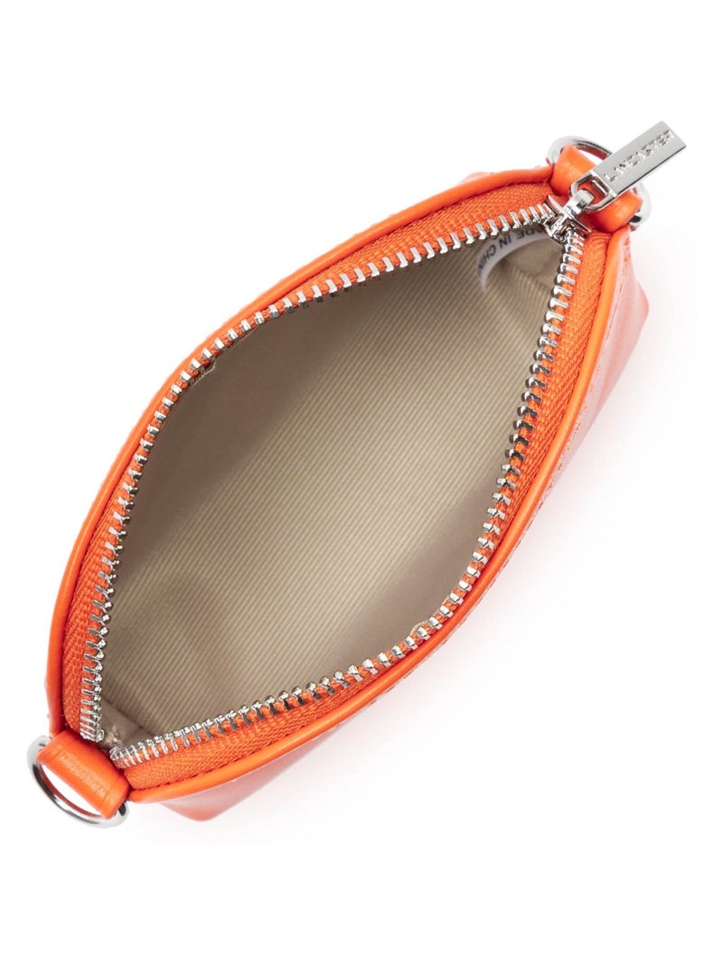 Porte monnaie cuir Lancaster  Paris PM Orange - Kiabi
