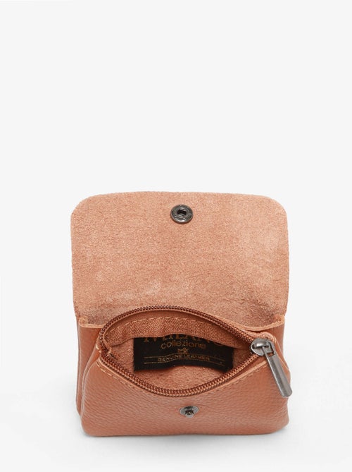 Porte-monnaie Cuir Milano Cuir De Vachette - Kiabi