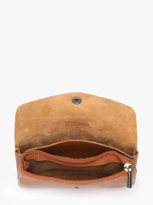 Porte-monnaie Cuir Milano Cuir De Vachette - Kiabi