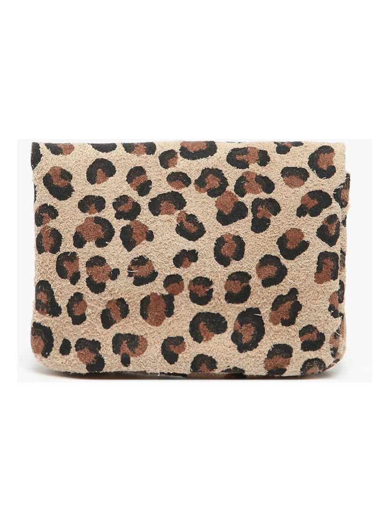 Porte-monnaie Cuir Milano Cuir De Vachette Noir Marron - Kiabi