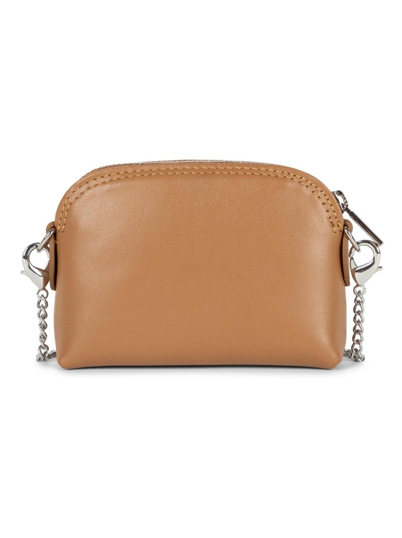 Porte monnaie cuir Paris PM Lancaster Marron - Kiabi