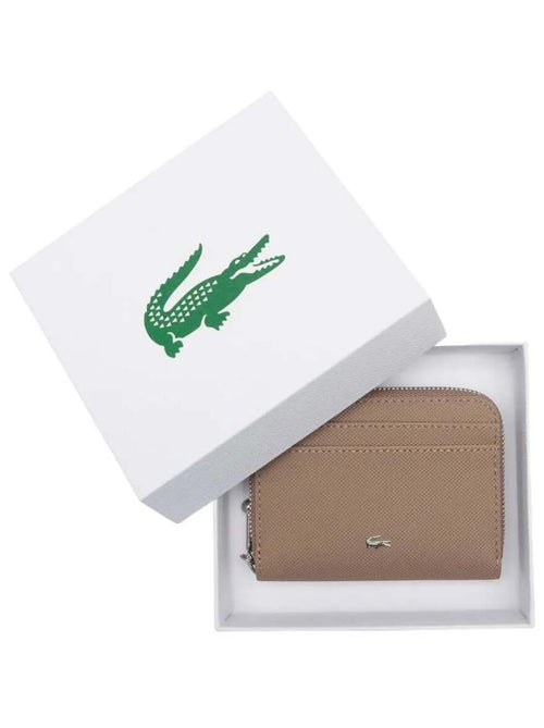 Porte monnaie Daily City Lacoste Taupe - Kiabi Porte monnaie Daily City Lacoste Taupe - Kiabi