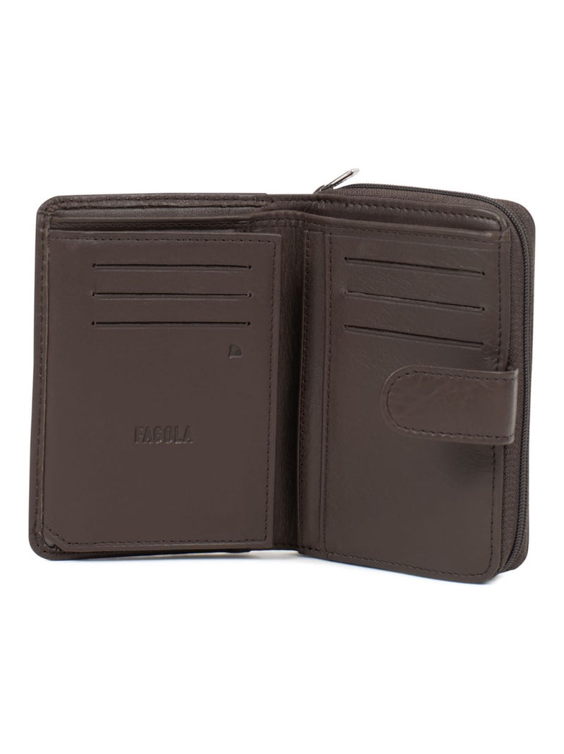 Porte-monnaie  émy | fagola Marron foncé - Kiabi
