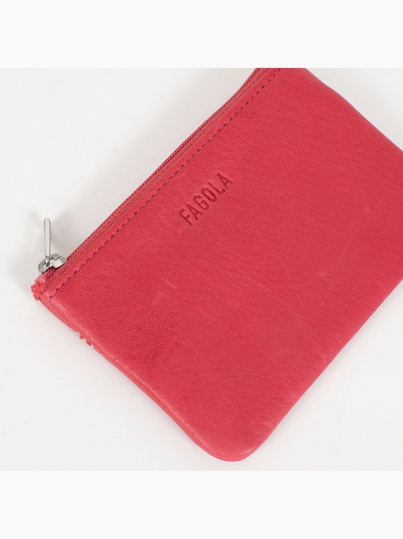 Porte-monnaie  émy | fagola Rose rouge - Kiabi