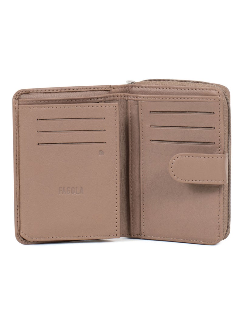 Porte-monnaie  émy | fagola Taupe - Kiabi