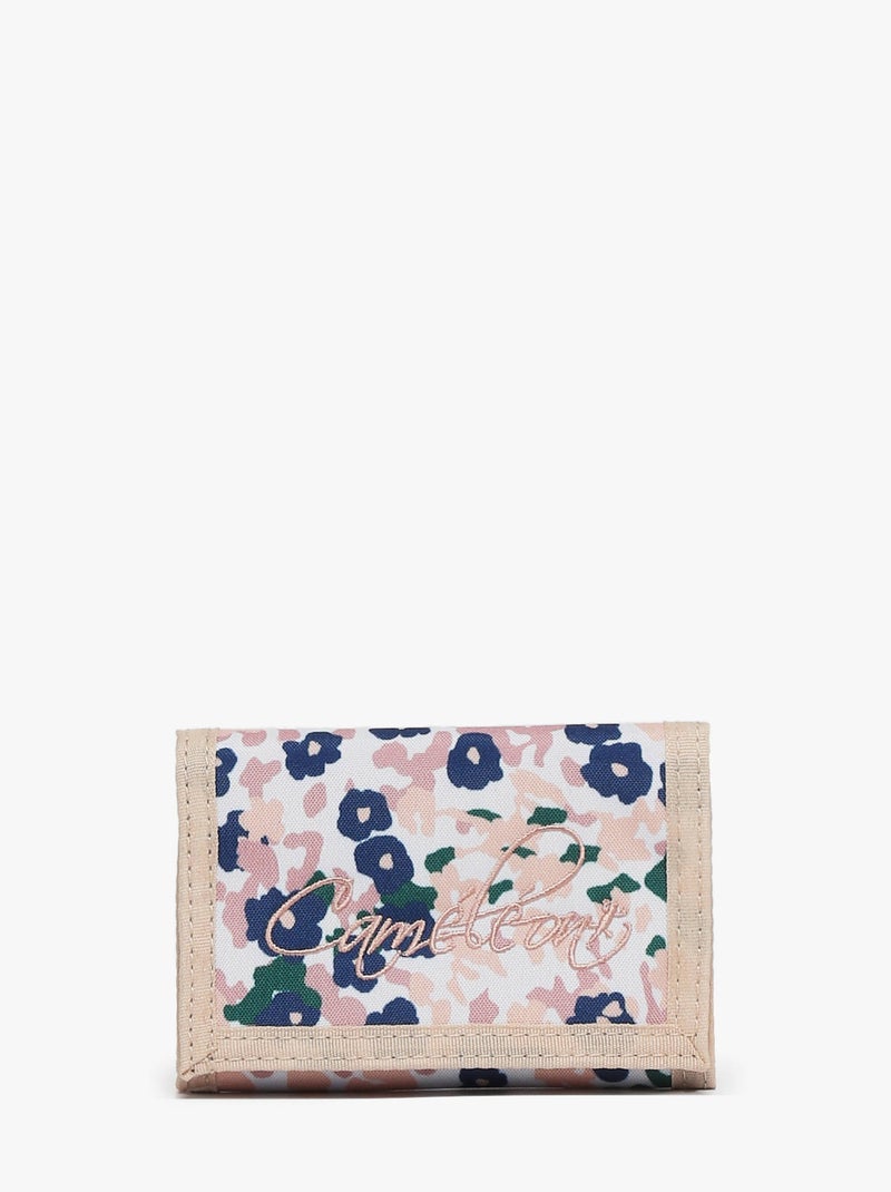 Porte-monnaie Enfant Cameleon Polyester Recycle Noir Rose clair - Kiabi