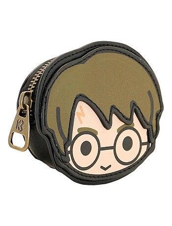 Porte-monnaie Face - Harry Potter Chibi - Brun - Taille Unique