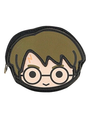 Porte-monnaie Face - Harry Potter Chibi - Brun - Taille Unique