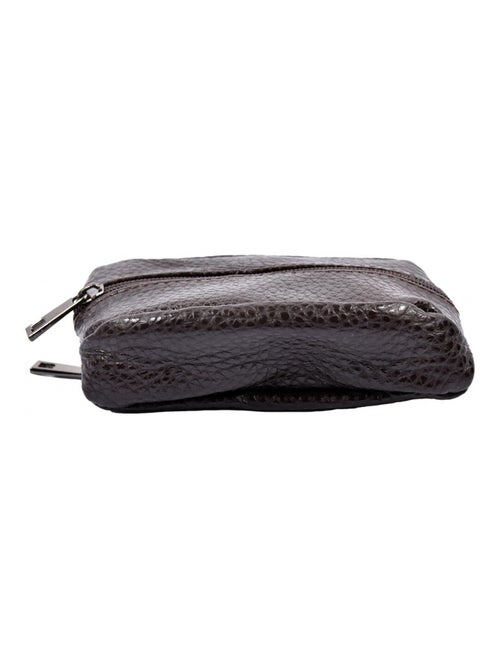 Porte Monnaie Grain de Café - Cuir Vachette - - Kiabi