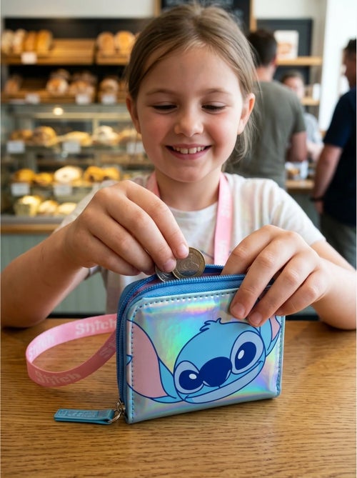 Porte-monnaie irisé stitch disney - Kiabi