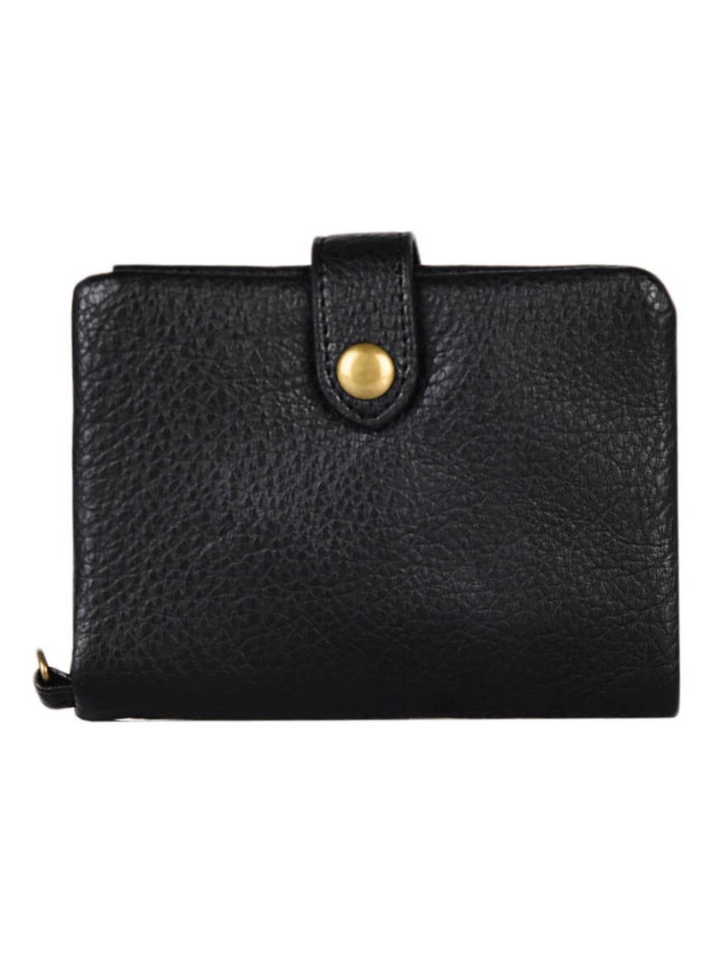 Porte-monnaie Miniprix Toile Enduite Noir - Kiabi