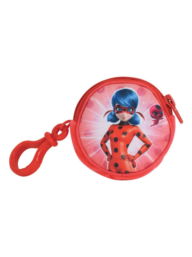 Porte-monnaie Miraculous Ø 9cm Rouge - Kiabi