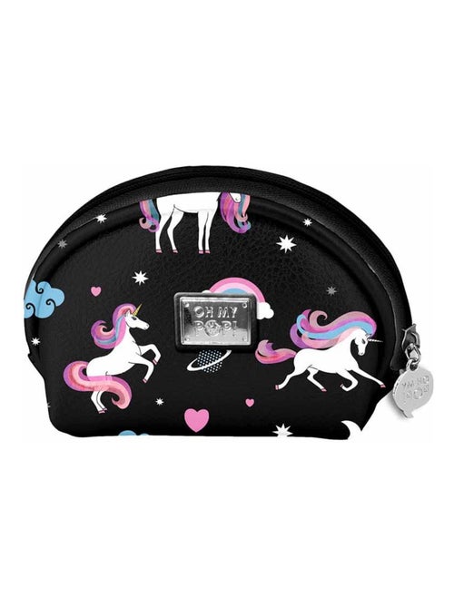 Porte-monnaie Ovale - Oh My Pop! Licorne - Kiabi