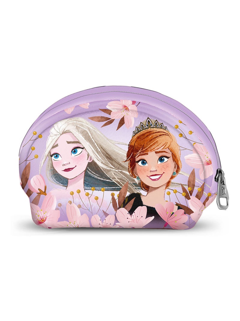 Porte-monnaie Ovale Casual - Disney La Reine des Neiges 2 (Frozen) Petal - Lilas - Taille Unique Mauve lilas - Kiabi