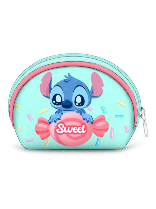 Porte-monnaie Ovale Casual - Disney Lilo et Stitch Candy - Bleu - Taille Unique - Kiabi