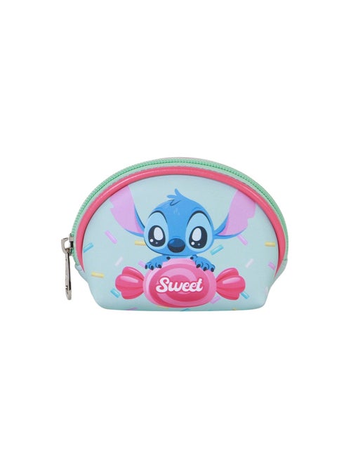 Porte-monnaie Ovale Casual - Disney Lilo et Stitch Candy - Bleu - Taille Unique - Kiabi