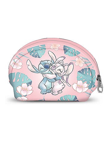 Porte-monnaie Ovale Casual - Disney Lilo et Stitch Hug - Rose - Taille Unique