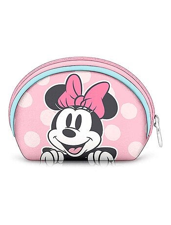 Porte-monnaie Ovale Casual - Disney Minnie Mouse Ribbon - Rose - Taille Unique