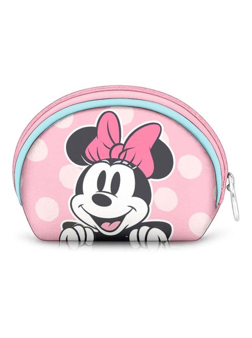 Porte-monnaie Ovale Casual - Disney Minnie Mouse Ribbon - Rose - Taille Unique - Kiabi