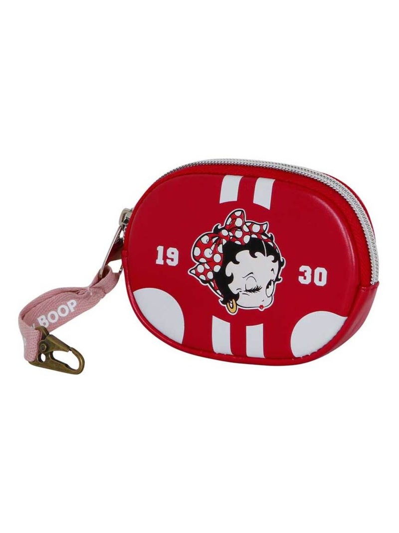 Porte-monnaie Pill - Betty Boop Varsity - Bordeaux - Taille Unique Bordeaux - Kiabi