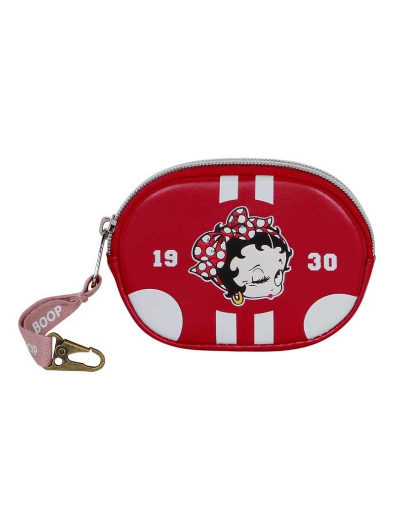 Porte-monnaie Pill - Betty Boop Varsity - Bordeaux - Taille Unique Bordeaux - Kiabi